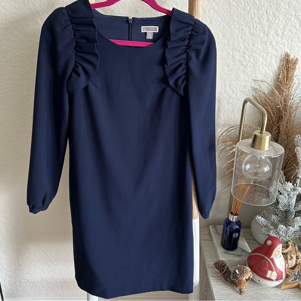 Chelsea28 Navy Blue Dress